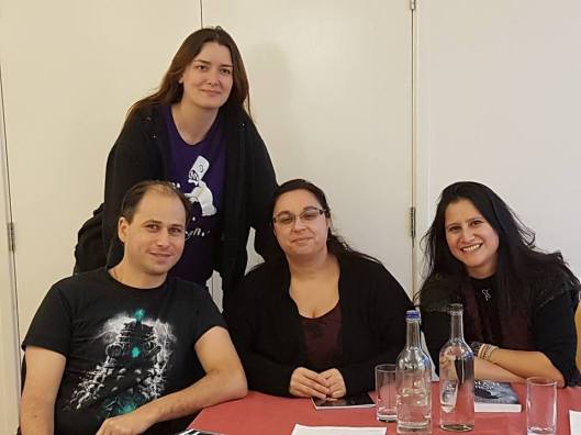 D.A Lascelles, Alex Campbell, NinfaHayes and Dianna Hardy