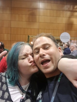 Author F.D Lee and me at Worldcon